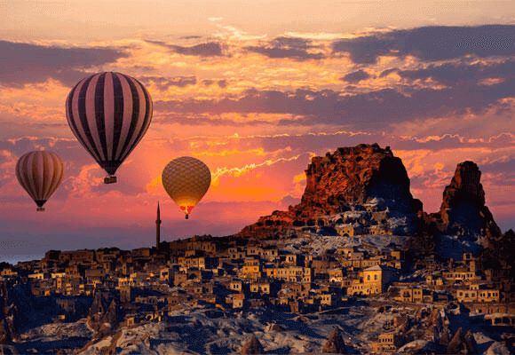 3 Days - Cappadocia Mini Package w/cave hotel+optional balloon